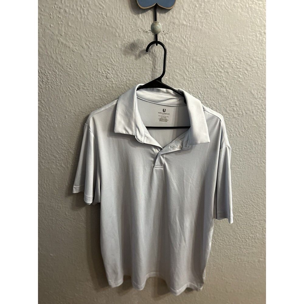 Rorie Whelan Golf Polo Shirt Men's Gray Size Large